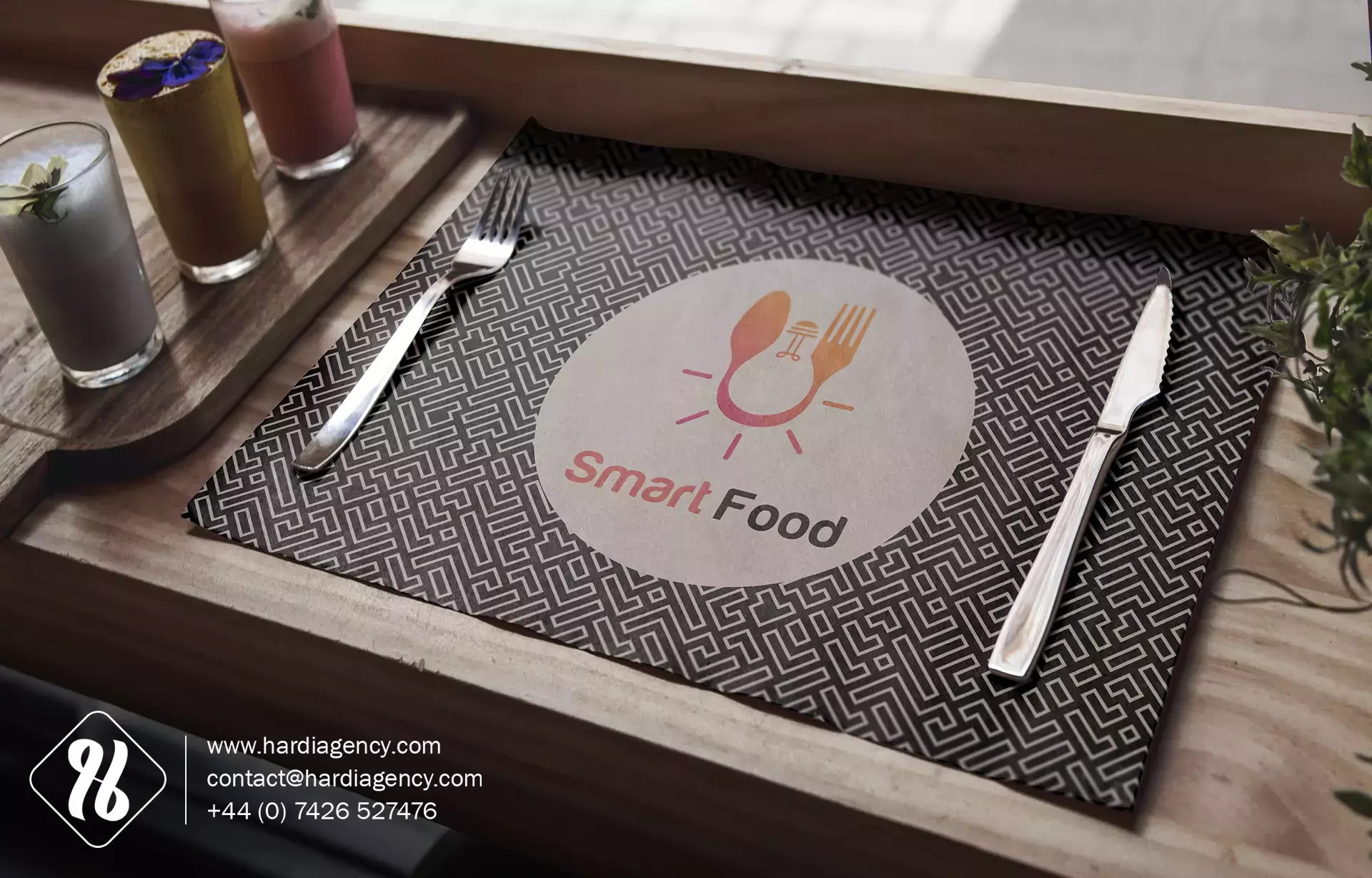 Smart Food Restaurant Logo Design | logo | intro | promo | logo idea | logo concept | creative logo | unique logo